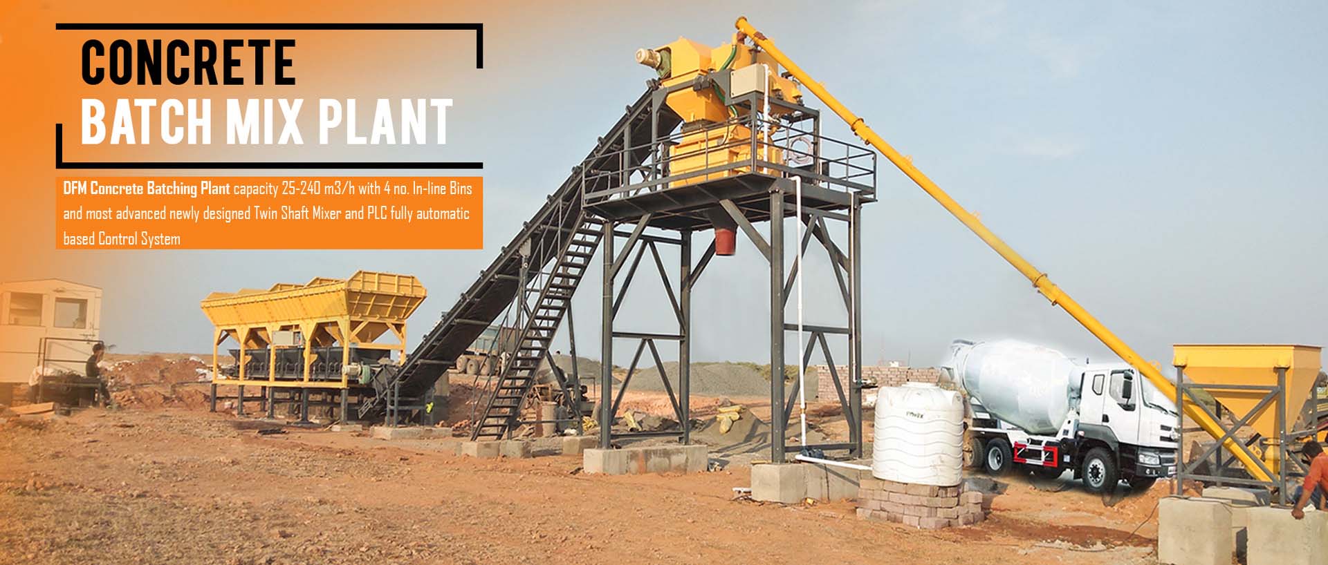 Concrete batching plant